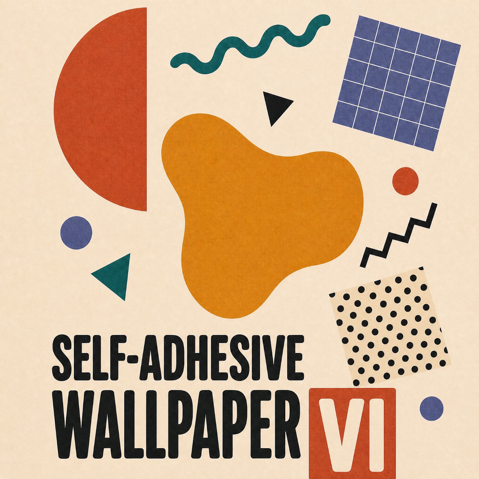 Self-adhesive VI collection cover