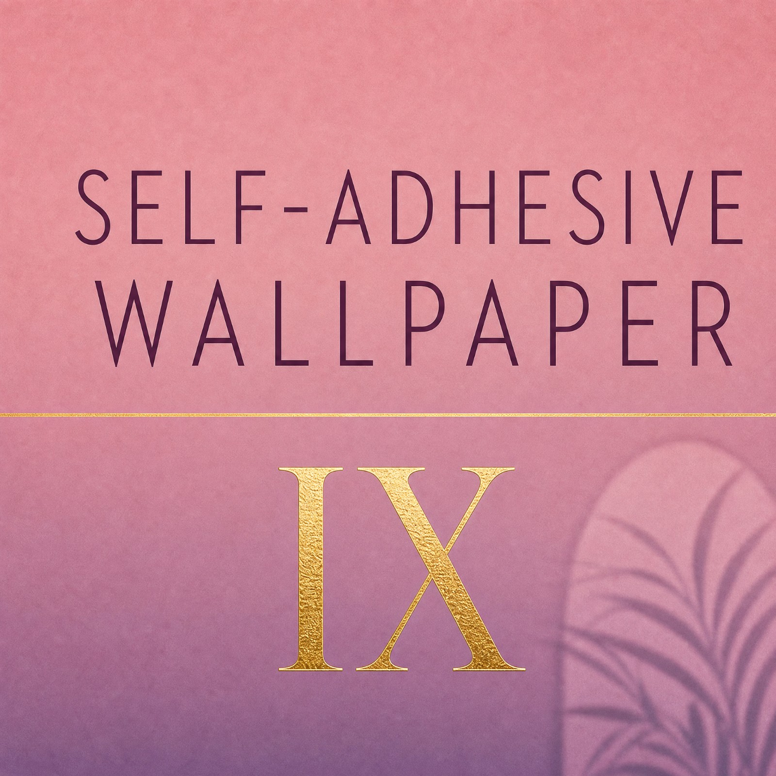 Self-adhesive IX collection cover